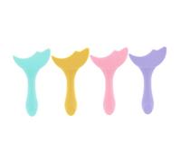SMASOLO 4pcs Silicone Eyeliner Stencil Multifunctional Makeup Aid for Precise Wing Eyeliner Mascara Application Reusable Eye Shadow Guide Tool for Lash Line Random Color