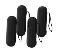 SMASOLO 4pcs Small Earphone Storage Bags Lightweight Travel Cable Organizer Case with Compartmental Design for Headphones and Accessories Portable Protective Pouch