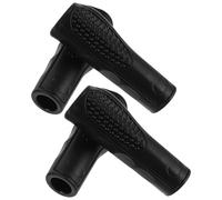 SMASOLO 4pcs Wheelchair Handle Grips Replacement for 22mm Flat Tube Rollator and Walker Handles, Non-slip Ergonomic Mobility Aid Covers for Comfortable Drive and Knee Walker Use