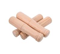 SMASOLO 4pcs Wooden Pestle Manual Kitchen Tool for Crushing Garlic Grinding Spices Juicing Fruits Multi Use Medicinal Grinder Masher Accessory