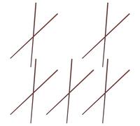 SMASOLO 5 Pairs Long Wooden Cooking Chopsticks for Asian Eating Utensils Reusable Wood Chopsticks with Distinctive Grain for Wok Frying Hot Pot Noodle Bowls and Japanese Kitchen Use