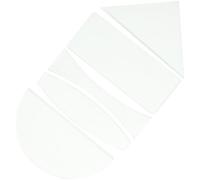 SMASOLO 5 Pcs Optical Experiment Lens Set Glass Lenses Including Semi-Circular Triangular and Rectangular Shapes Physics Demonstrator Tools for Science Classroom and Laboratory Use