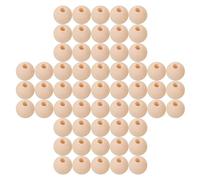 SMASOLO 500pcs 8mm Unfinished Round Wooden Beads with 2.5mm Hole for Crafts DIY Garland Making Wind Chime Decorative Wood Spacer Beads for Jewelry School Projects