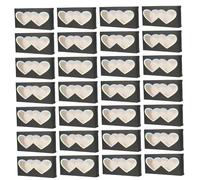 SMASOLO 50Pcs Heart-shaped False Eyelash Cases Lightweight Eyelash Organizer Boxes Portable Lash Storage for Travel Daily Use Convenient to Open and Protect Fake Lashes