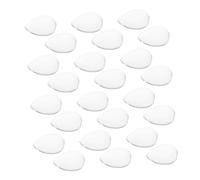 SMASOLO 50pcs Nail Chart Glass Bead Waterdrop Shape for Nail Art Practice as Samples Beads for Professional Salon Manicure Tools