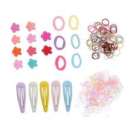 SMASOLO 565Pcs Hair Clip with Snap Barrettes Small Hair Ties and Hairbands for Parties Weddings and Prom