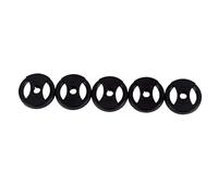 SMASOLO 5pcs Black Vinyl Record Adapter for Turntable Phonograph Replacement Accessories Stable Fit All Standard Spindles Easy to Use