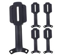 SMASOLO 5pcs Ceiling Fan Blade Arms Mounting Brackets Aluminum Alloy Sand Gray Fan Blade Repair Replacement Parts for Indoor Maintenance