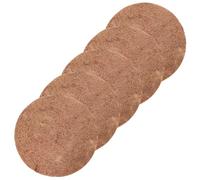 SMASOLO 5pcs Coconut Fiber Bird Nest Mat for Pigeons, 20cm round Breathable Pigeon Nesting Pad, Natural Fiber Protective Bedding for Racing and Breeding Birds