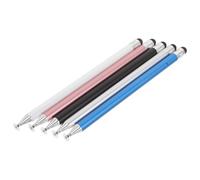 SMASOLO 5Pcs Dual-Head Stylus Pen for Tablets and Phones, Precision Capacitive Touchscreen Writing and Drawing Pen with Suction Cup and Silicone Tips, Multi-Color Set for Office and Mobile