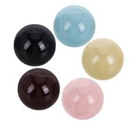 SMASOLO 5pcs Electroplated Perfume Refillable Bottle Caps Spray Nozzle Toppers with High Gloss Spherical Design for Travel Home Office Decorative Cologne Pump