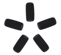 SMASOLO 5pcs Handheld Mic Windscreen Sponge Cover Noise Reducing Microphone Shield for Lectures Speeches Presentations
