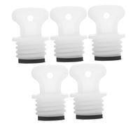 SMASOLO 5pcs Hot Water Bottle Replacement Rubber Stopper 21mm Medium Sealing Plug for Hot Water Sack Parts Compatible Use