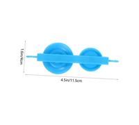 SMASOLO 5pcs Plastic Double Pulley for Physics Experiments School Mechanics Teaching Equipment Safety Material Interactive Learning Tool for Students