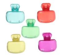 SMASOLO 5pcs Portable Toothbrush Head Covers Travel Essentials for Toothbrush Protection Reusable Plastic Caps and Compact Design for Toiletry Kits