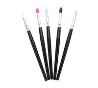 SMASOLO 5pcs Silicone Eyeshadow Brush Professional Makeup Brush for Eye Shadow Application Cosmetic Beauty Accessory for Women Makeup