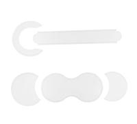 SMASOLO 5pcs Transparent Acrylic Wallet Template for Handmade Supplies Precision Cutting Stencils for Coin Purse and Short Wallet DIY Crafting Easy-Clean High Transparency Craft Tool