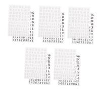 SMASOLO 5sets Geometric Pattern Nail Stickers for DIY Nail Art Decorations Cool Creative