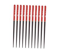 SMASOLO 6 Pairs Japanese Wood Chopsticks Cherry Blossom Printed Lightweight Practical Tableware for Home Kitchen Dining
