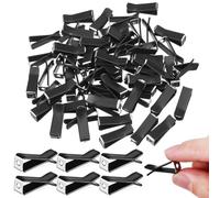 SMASOLO 60 Pcs Car Perfume Vent Clips Metal Air Vent Clips Flat Style Auto Air Conditioner Outlet for Vehicle Interior Accessories