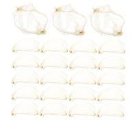 SMASOLO 60pcs Gold Ballet Hair Nets for Buns High Elastic Invisible Mesh Hair Accessories for Women Updos Dance Performances Elastic Styling