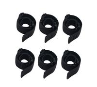 SMASOLO 6Pcs Adjustable Elastic Wig Bands Black Breathable Mesh Knit Straps for Secure Fit Lace Front Wigs and Closures Comfortable Non-slip Hair Accessories