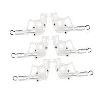 SMASOLO 6pcs Blinds Accessories Kit Blind Curtain Head Plastic Wand Tilter for Hexagonal Rails
