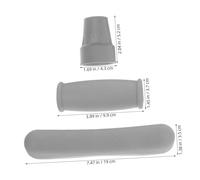 SMASOLO 6pcs Crutch Accessories with Non-slip Rubber Pads and Hand Grips for Enhanced Stability and Comfort Replacement Cane Tips and Walker Handle Cushions Easy Installation and