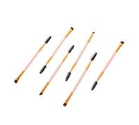 SMASOLO 6pcs Double Ended Eyebrow and Lash Brushes Brow Makeup Tools for Precise Application and Grooming Suitable for Daily Beauty Routine