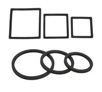 SMASOLO 6pcs Fish Feeding Rings Floating Plant Holder Aquarium Fish Tank Isolation Circles Suitable for Betta Goldfish Turtle with 3 and 3 Square Floating Rings