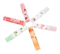 SMASOLO 6pcs Fruit-flavored Lip Gloss Set Moisturizing Lip Pomade with Protector Hydrating Balm for Dry and Chapped Suitable for Daily Beauty Care