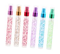 SMASOLO 6pcs Glass Spray Bottles Refillable Travel Atomizers for Liquid Cosmetics Portable Spray Bottle Empty for Women Handbag Storage
