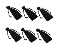 SMASOLO 6Pcs Lipstick Storage Pouch for Women Portable Makeup Bag for Travel Outdoor Use for Lipstick Cash Keys and Jewelry for Birthdays and Holidays