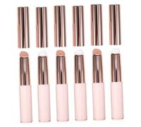 SMASOLO 6pcs Silicone Lip Brush Mini Lipstick Applicator Cap Portable Lip Brushes for Makeup Travel Use Applicator Wands
