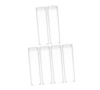 SMASOLO 6pcs Transparent Plastic Coin Tubes with Sealed Caps Coin Holders for Quarter for Efficient Collectors Organization and Quick Access