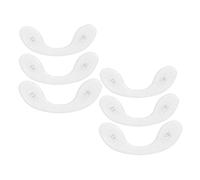 SMASOLO 6pcs Transparent Soft Silicone Nose Pads for Glasses Non-slip U-shape Eyeglass Bridge Cushions Comfortable Replacement for Adult Eyewear with Secure Fit and Breathable Design