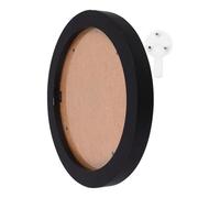 SMASOLO 7-Inch Black Round Embroidery Hoop Frame 17.7cm Diameter Wood Cross Stitch Frame Wall-Mount Display for Cross Stitch and Crochet