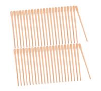 SMASOLO 800pcs Wooden Wax Stick Applicators for Body Eyebrow Lip Nose Hair Removal Oval-shaped Ergonomic Design Sturdy Wood for Spa and Home Waxing Use
