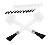 SMASOLO 80pcs Nail Polish Replacement Brushes for Manicure Gel Polish Nail Dip Powder Fit for Standard Bottles Plastic Heads for Precise Application