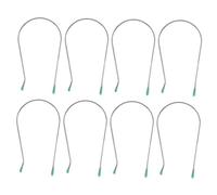 SMASOLO 8pcs Electric Heated Curling Roller Clips Stainless Steel U Shaped Hair Curler Pins Replacement Secure Hair Styling Clamp for DIY Perm at Home