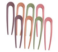 SMASOLO 8pcs Elegant u Shaped Hair Pins French Pins Hair Sticks Updo Bun for Women