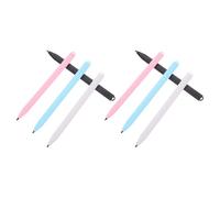 SMASOLO 8pcs Lcd Writing Tablet Stylus Pens Set 4.8in Precision Touch Screen Pens for Handwriting and Sketching on Lcd Writing Boards, Compatible with Graphic Tablets, Black White Blue