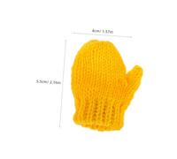 SMASOLO 8pcs Mini Knit Gloves for Dolls Multi-color Small Craft Accessories for Dollhouse Decoration Creative DIY Art Supplies Versatile Fit Adorable Ornament Kits