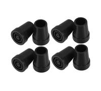 SMASOLO 8Pcs Non Slip Cane Durable Walking Stick Accessories Easy to Replace Ferrules Sturdy Construction Protection for Cane Tips