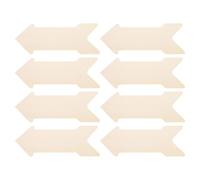 SMASOLO 8pcs Rustic Wooden Arrow Signs for DIY Craft Projects Unfinished Farmhouse Garden Decoration Plaques Versatile Hanging Wood Art for Christmas Wedding Birthday Party Ornaments