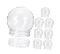 SMASOLO 8pcs Transparent Plastic Water Balloon Water Balls DIY Empty Snow Globes Unfinished Plastic Snow Globe