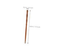 SMASOLO 8pcs Vintage Wooden Hair Sticks Bamboo Shape Lightweight Hairpins for Secure Bun Hairstyles Comfortable Classical Hair Accessories for Women