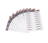 SMASOLO 9Sheets Fake Eyebrow Stickers Temporary Brow for Sparse Over Plucked Brows Easy Application and Durable Design Eyebrow Definition