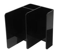 SMASOLO Acrylic Purse Display Stand Multi-layer Wallet Organizer Tabletop Rack for Jewelry Eyeglasses Retail Shelves Closet Storage Showcase Black Acrylic Shelf