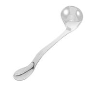 SMASOLO Adaptive Spoon for Elderly Right Hand Deep Head Long Handle Self-Feeding Utensil for Disabled Patients with Hand Mobility Issues Promotes Independence and Secure Grip Dining Aid